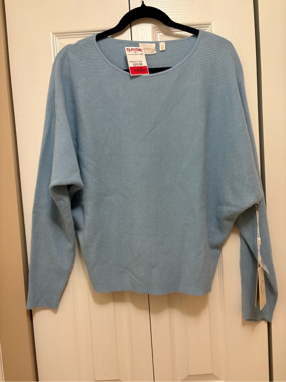 Cyrus Light Blue Crew Neck Sweater